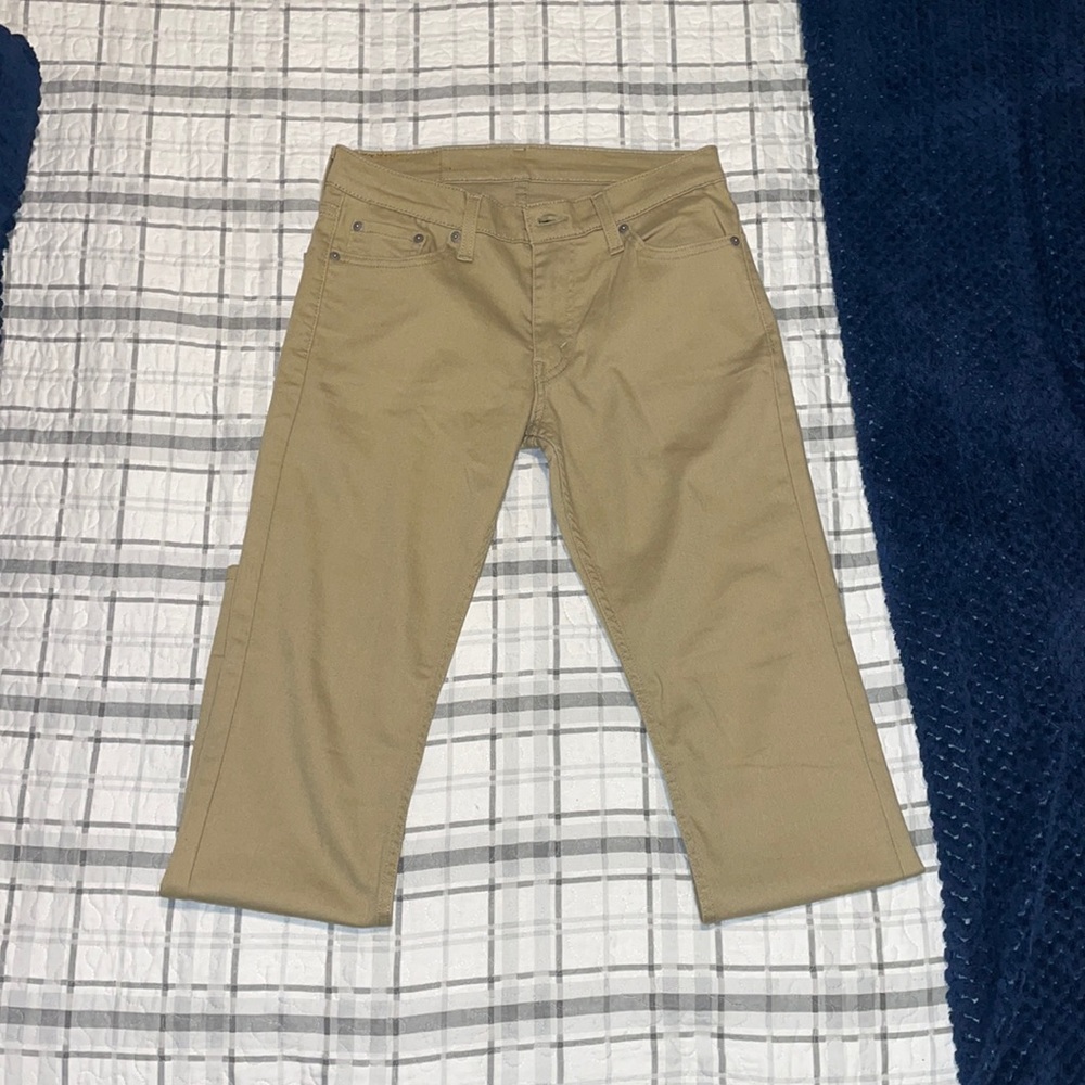 Caramel Brown Levi Jeans